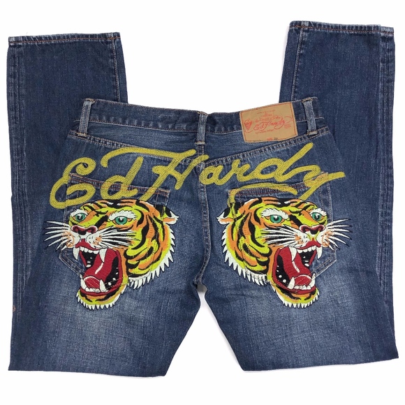 ed hardy denim